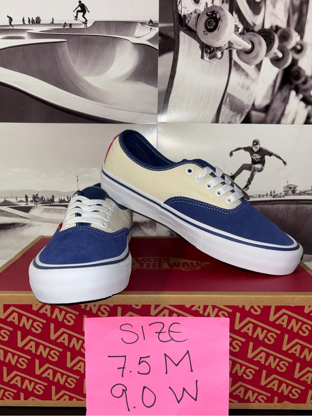 Vans Authentic Pro sz 7.5 Men’s 9.0 Woman